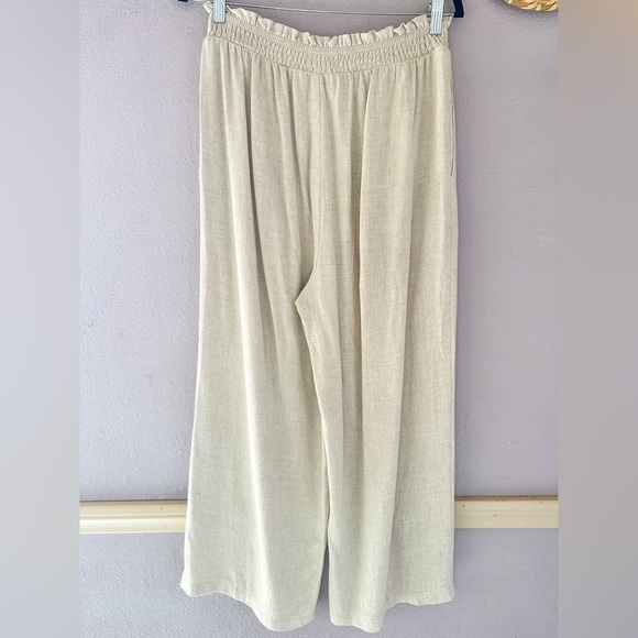 Princess Polly Linen Trouser Pants Lagenlook European‎ Summer Size 12 - Picture 6 of 6